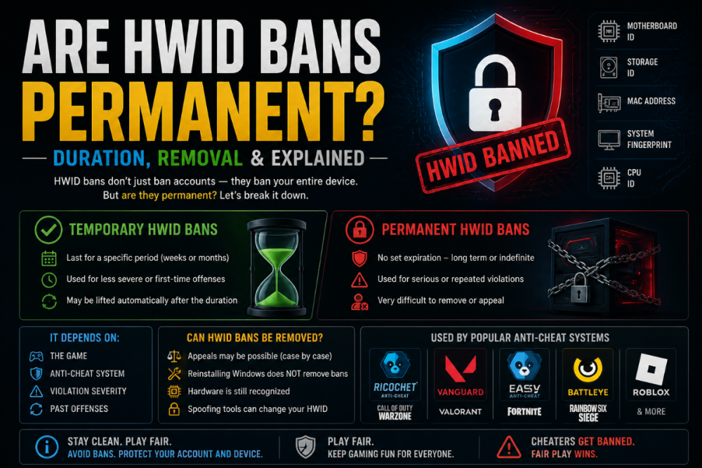 are hwid bans permanent temporary vs permanent hwid ban duration explained