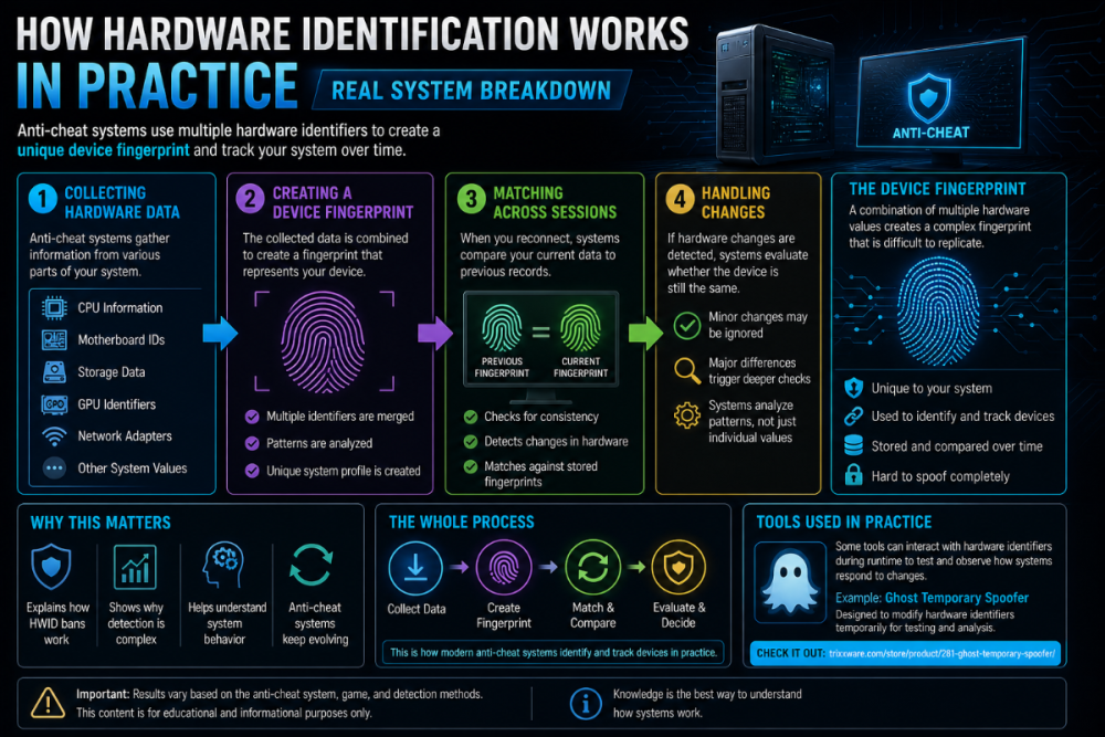 how hardware identification works device fingerprint anti cheat systems hardware tracking explained