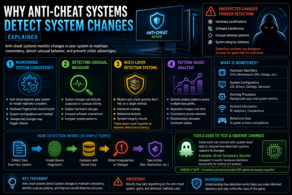 why anti cheat systems detect system changes hardware software detection explained