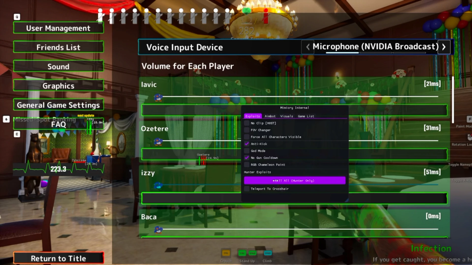Meccha Chameleon ESP cheat and visual features preview