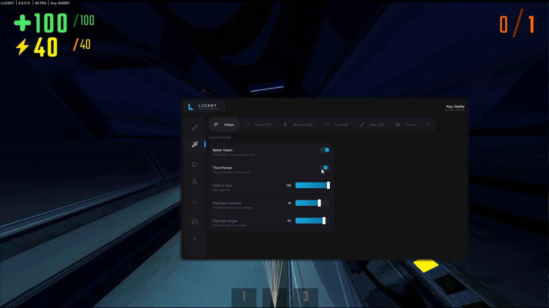 Lucent: R.E.P.O Internal Cheat screenshot